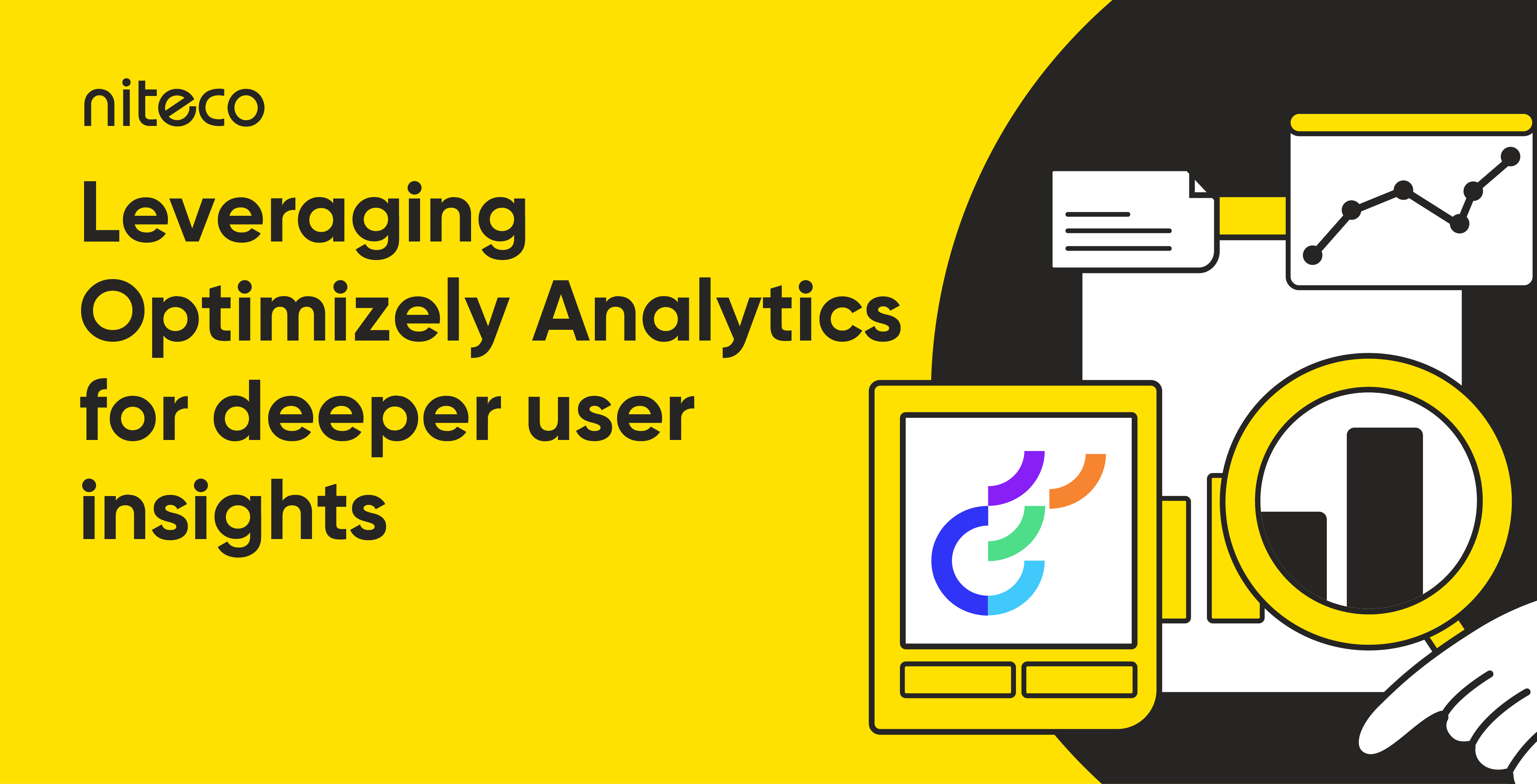 Niteco banner about leveraging Optimizely Analytics for deeper user insights.