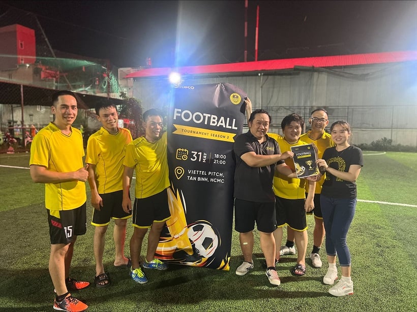 Đội B ăn mừng chiến thắng tại Niteco Cup 2022