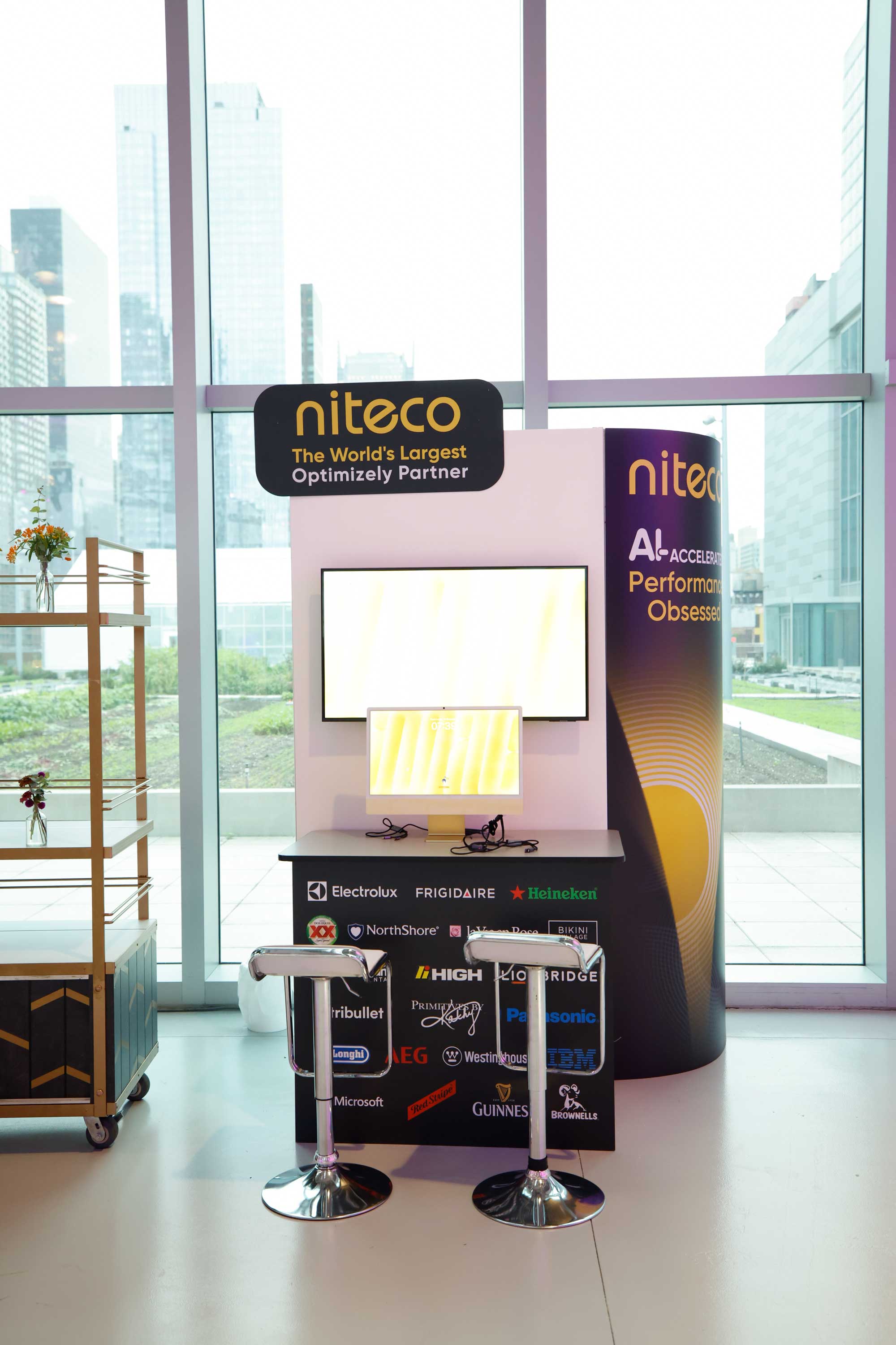Niteco's booth at Opticon New York 2025