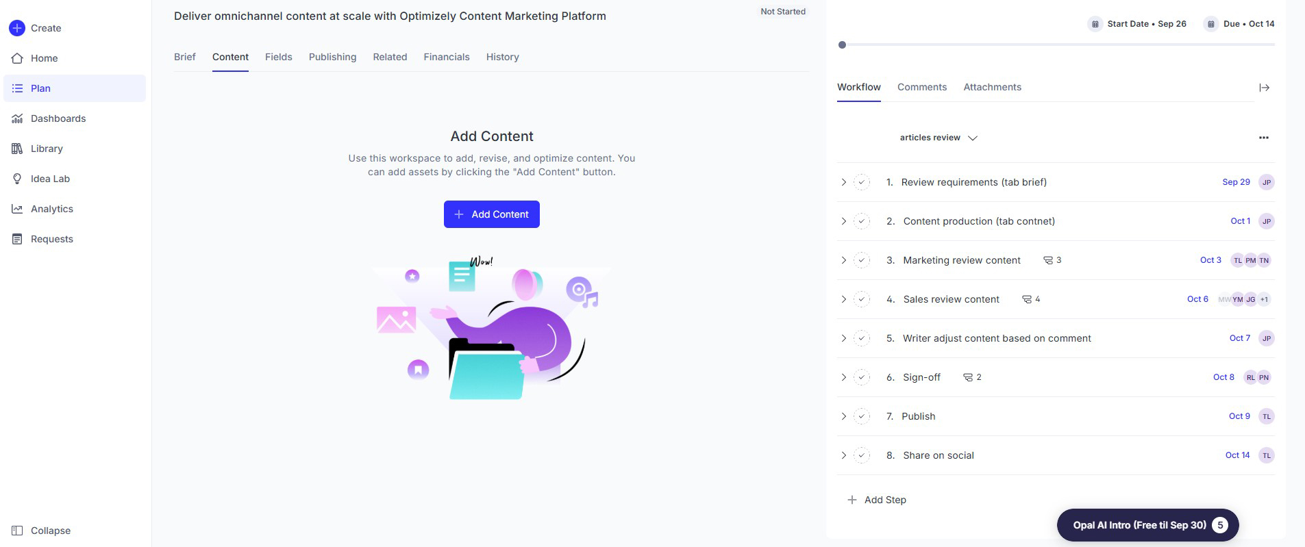 You can use the same CMP workflows in omnichannel authoring, comment inline, and provide feedback on content. 