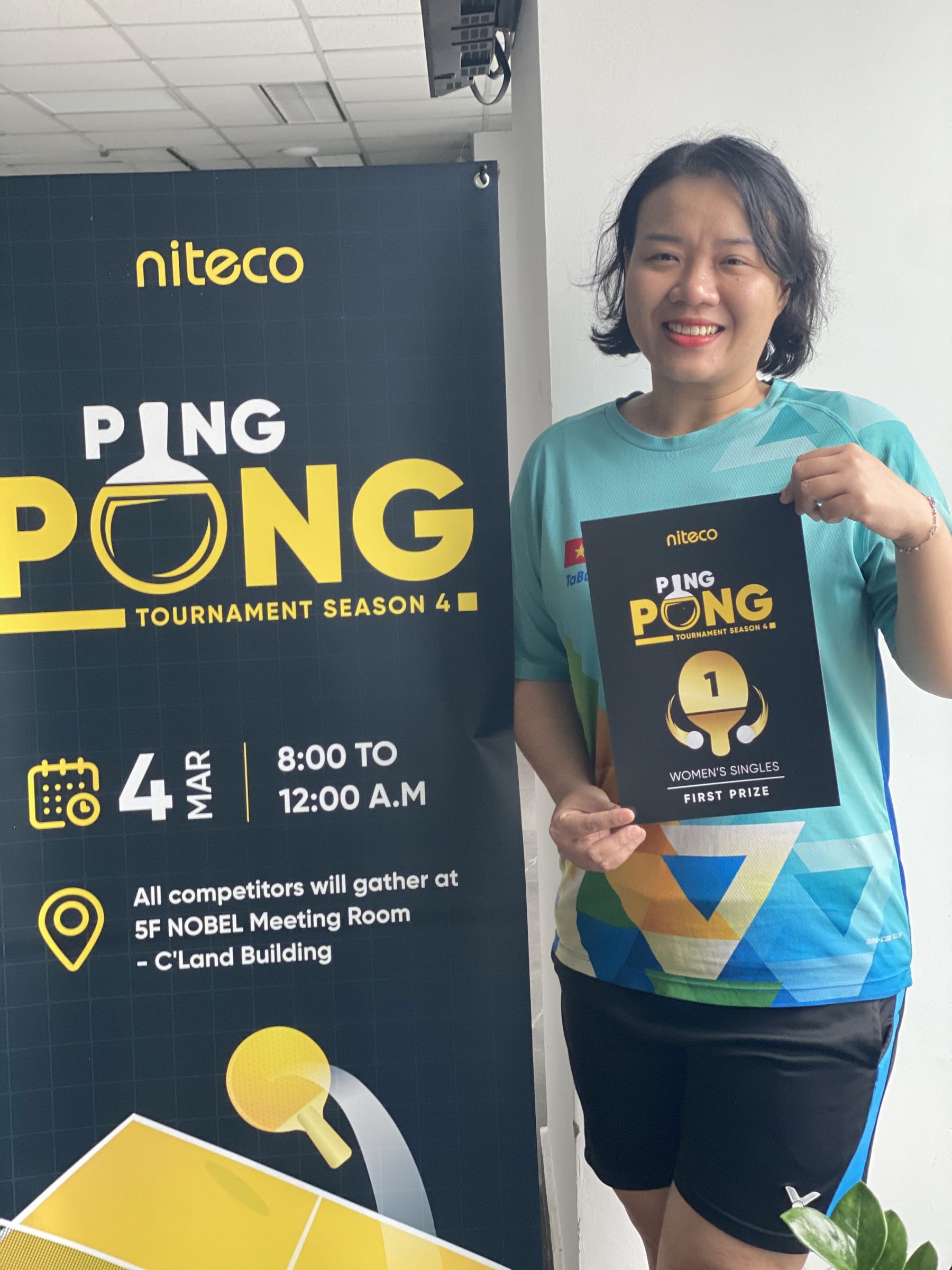 Trang Bui - Winner of Women Single