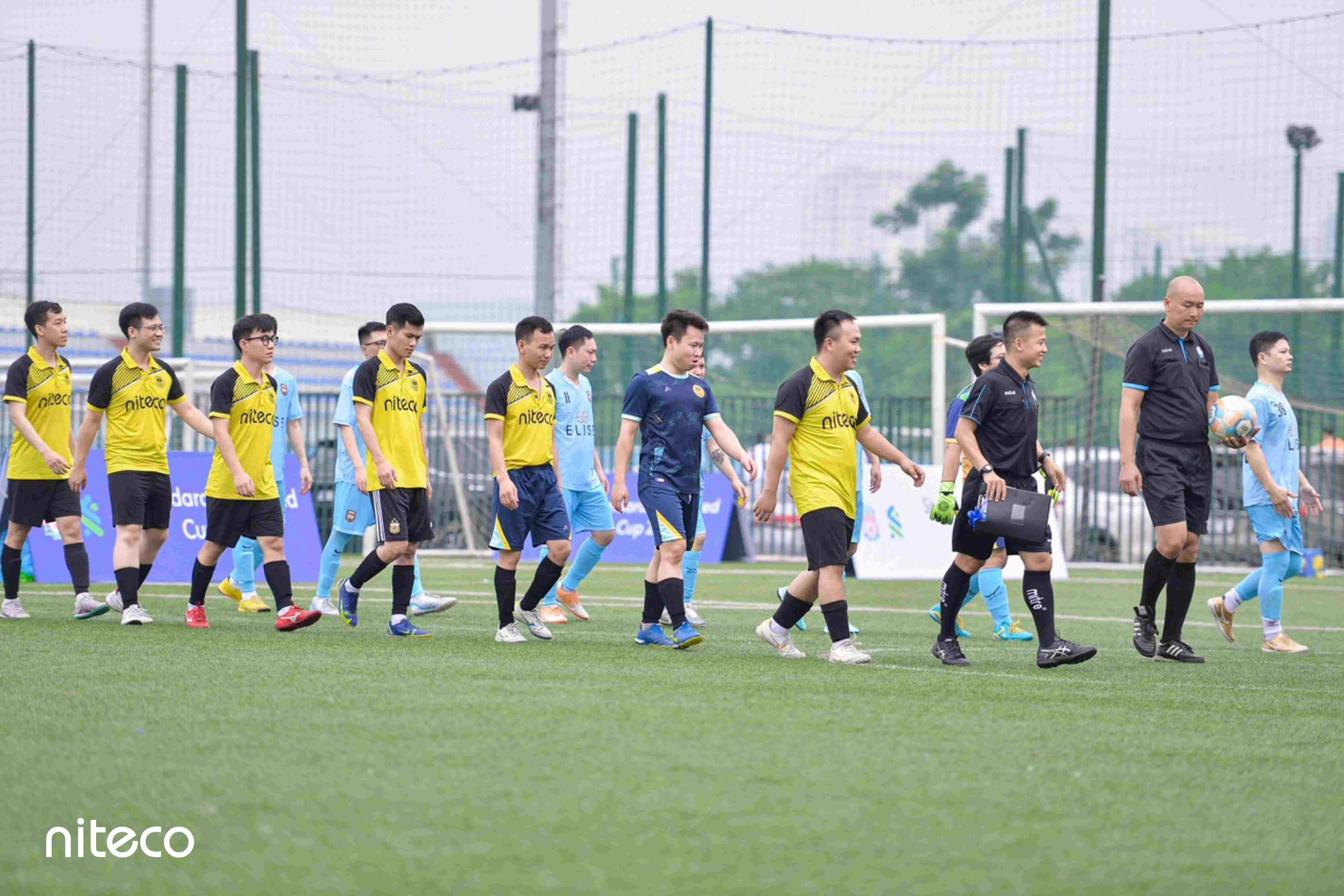 Niteco team entered the match with confidence