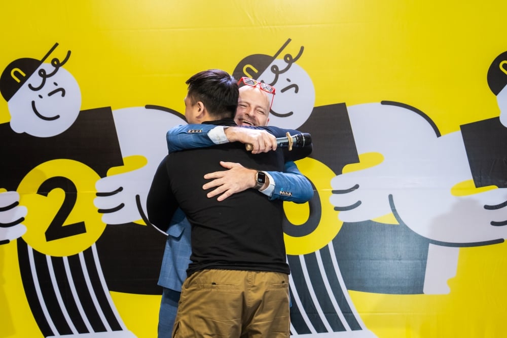 The luckiest person of Niteco Hanoi, Trung.Nguyen7, who won the 1st prize!