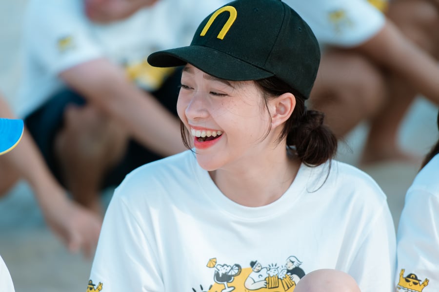 Ngoc Anh from team Content was having the time of her life!