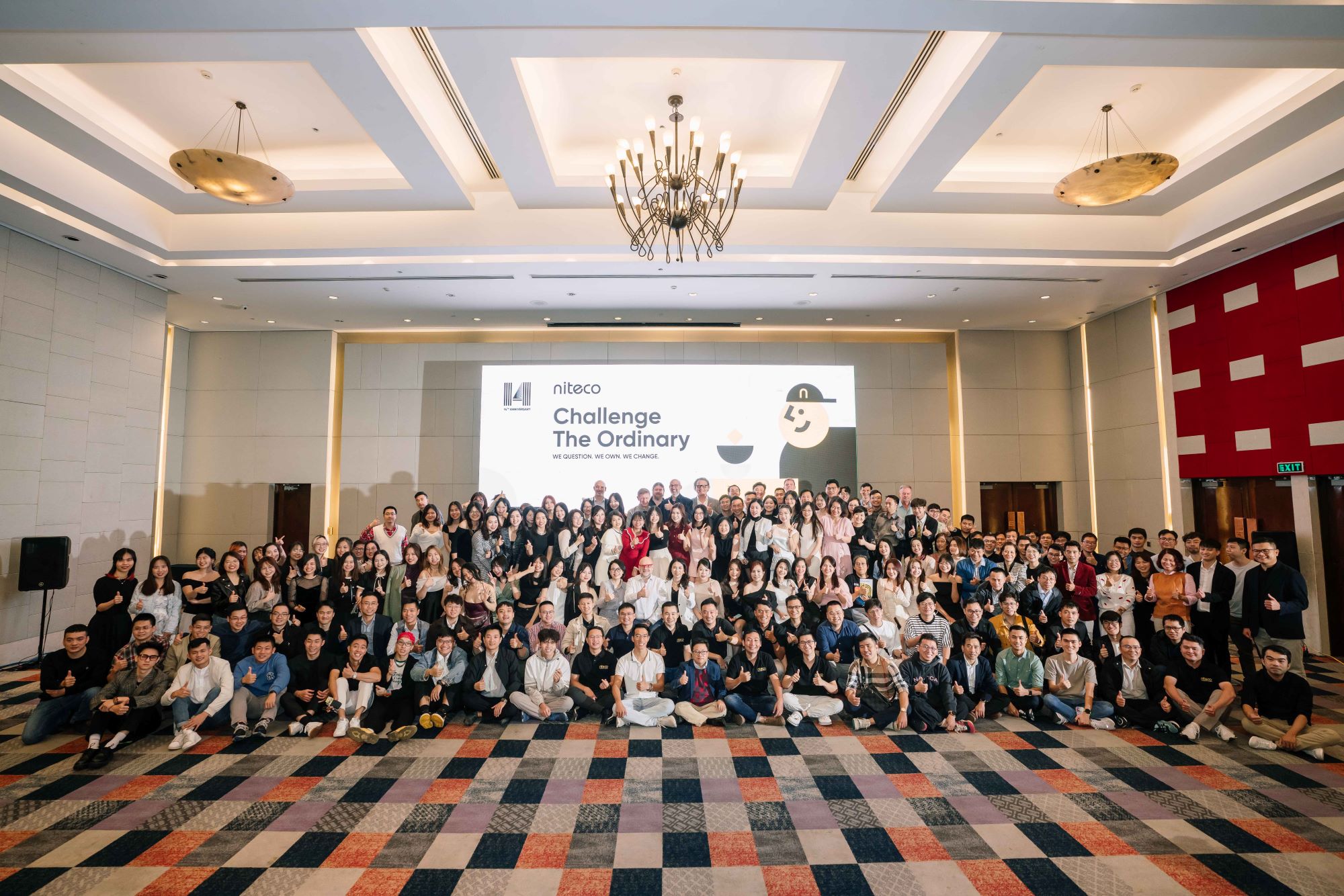 Niteco family at the 14th Anniversary