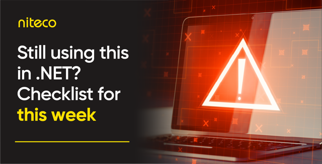Microsoft removed a .NET serialization vulnerability - legacy systems still at risk