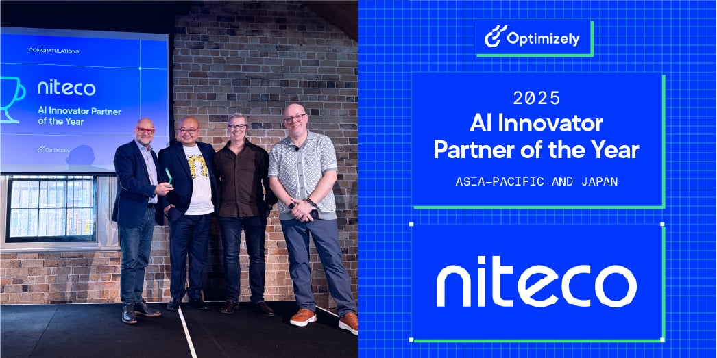 Niteco named Optimizely AI Innovator of the Year for APJ at 2026 Partner Kickoff