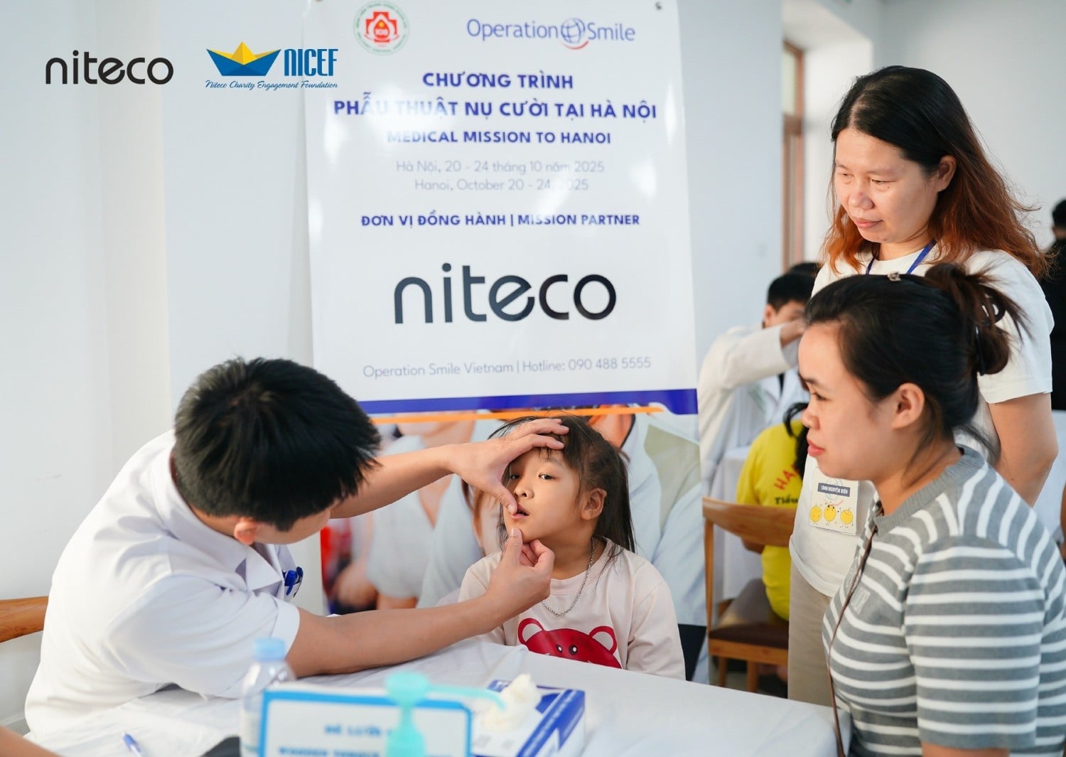 NICEF began its journey with Operation Smile to bring surgeries to children born with cleft lip and palate.