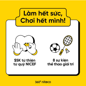 Niteco sports and NICEF