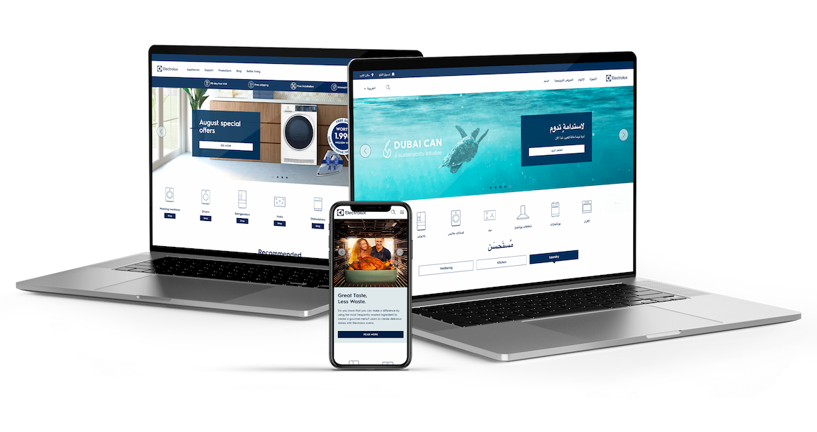 20% more traffic and more conversions with SEO services for 15 Electrolux websites