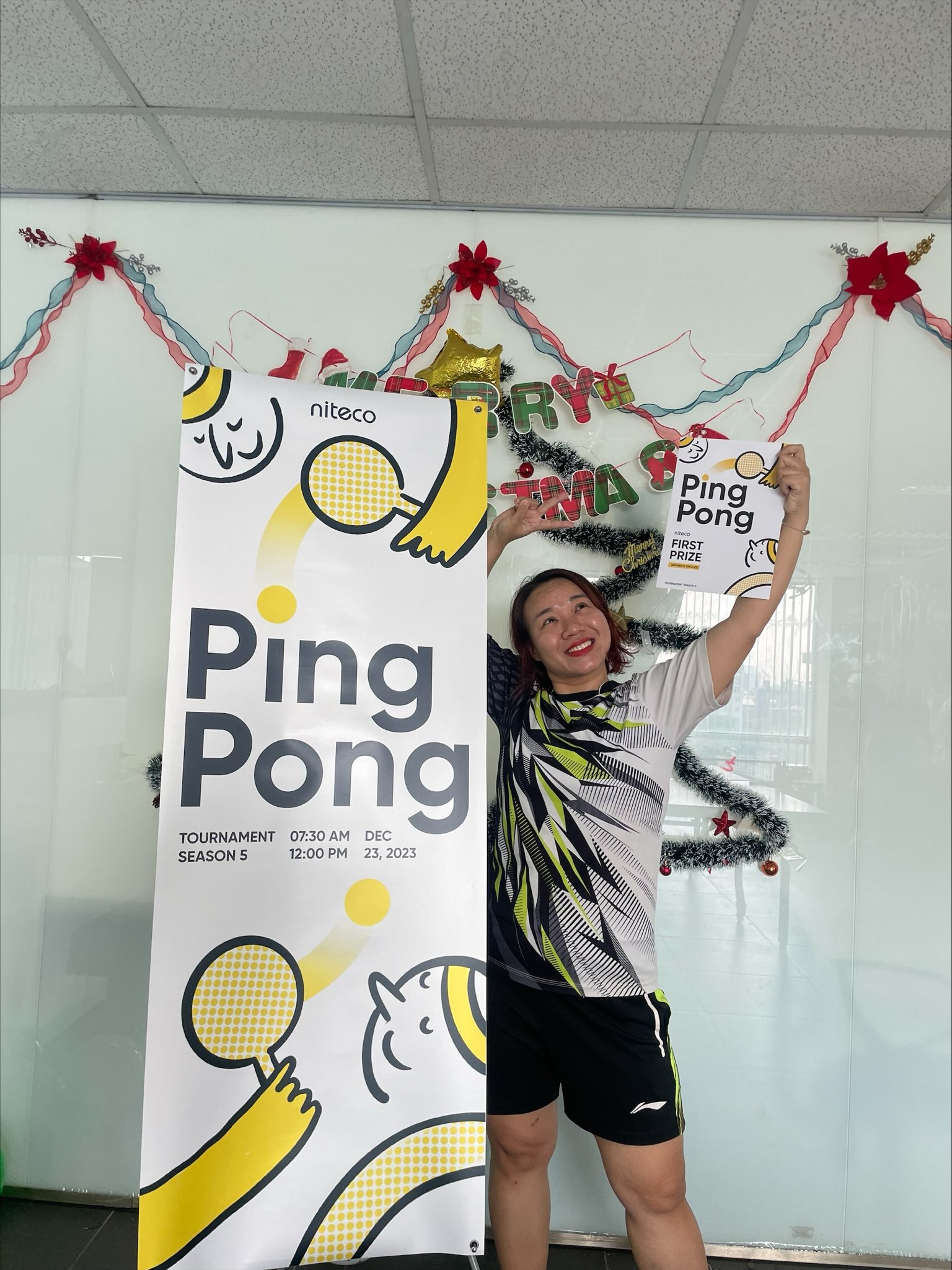 Trang - Winner of Female Single matches