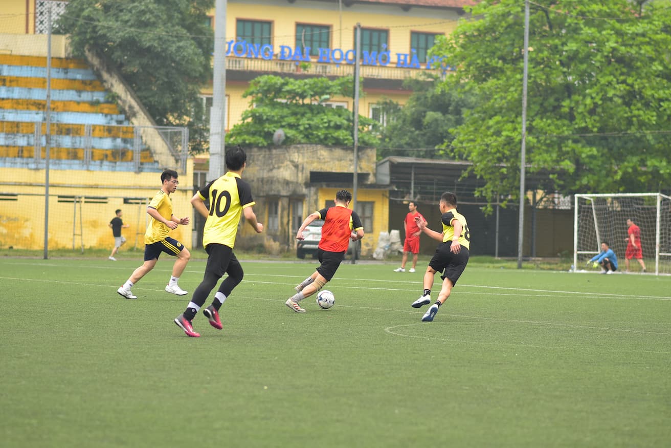 Amazing moves from our "part-time" football players