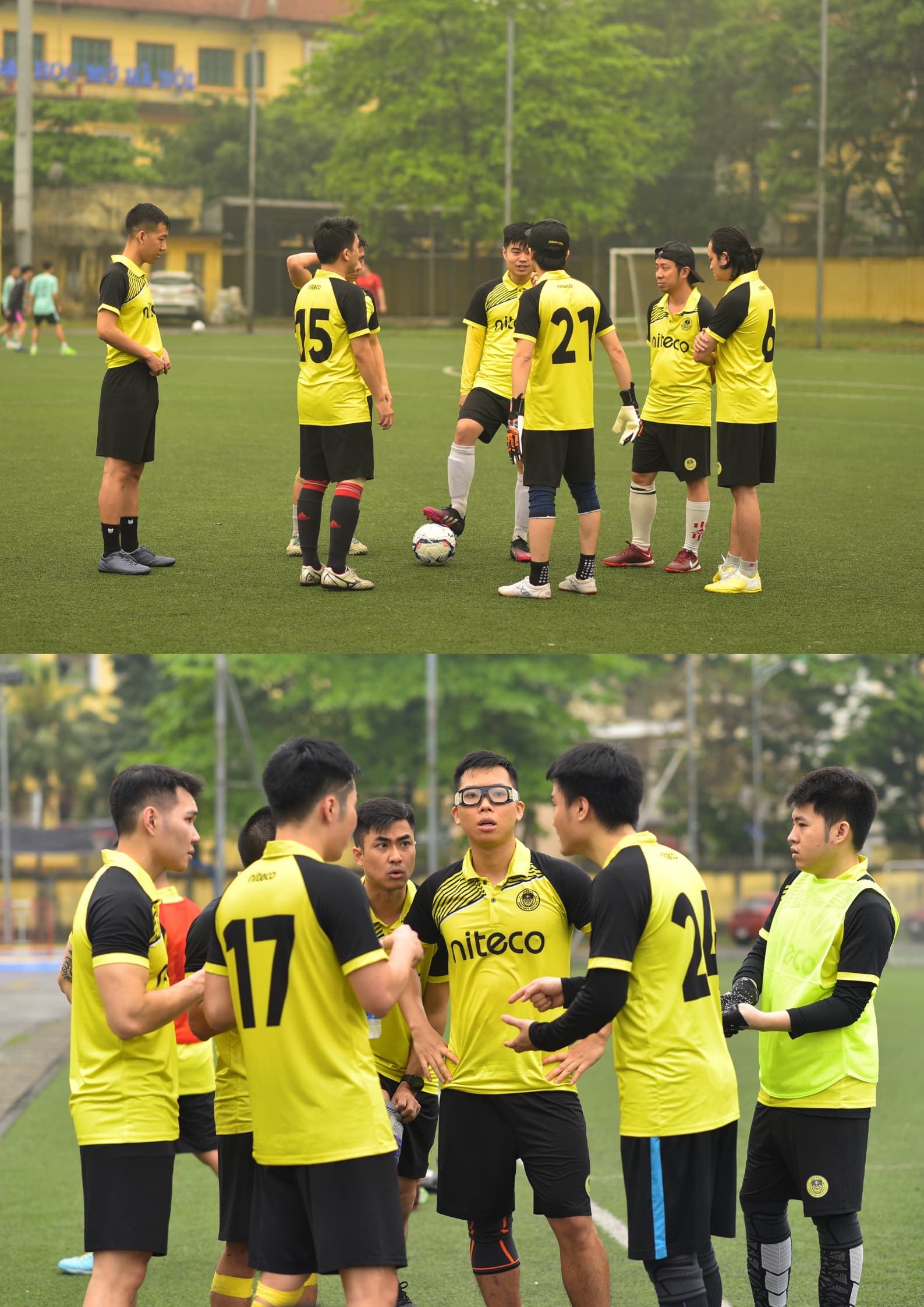 Discuss tactics any time they could...