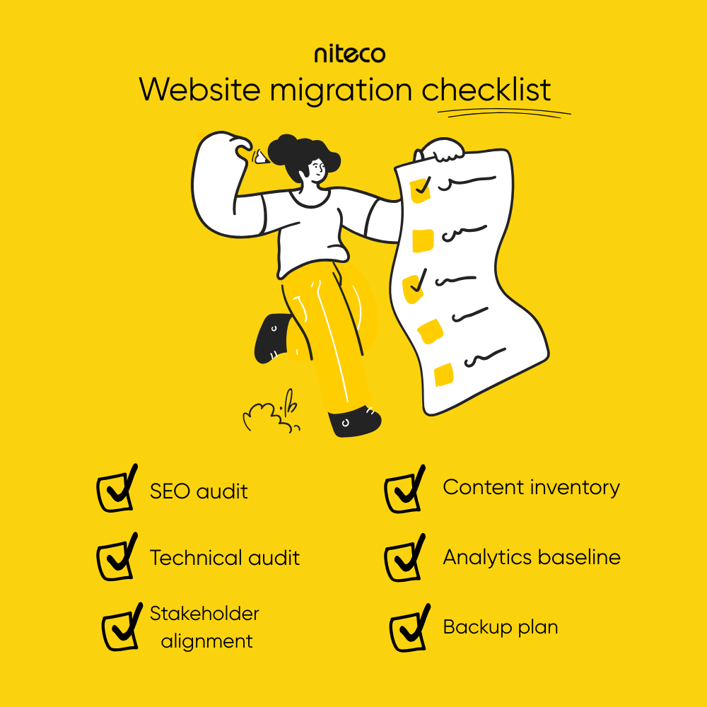 website migration checklist
