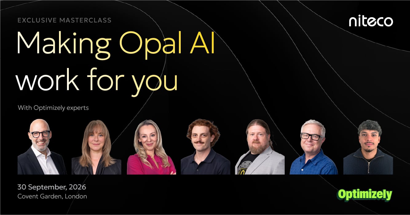 Niteco and Optimizely to host an exclusive Opal AI Masterclass in London