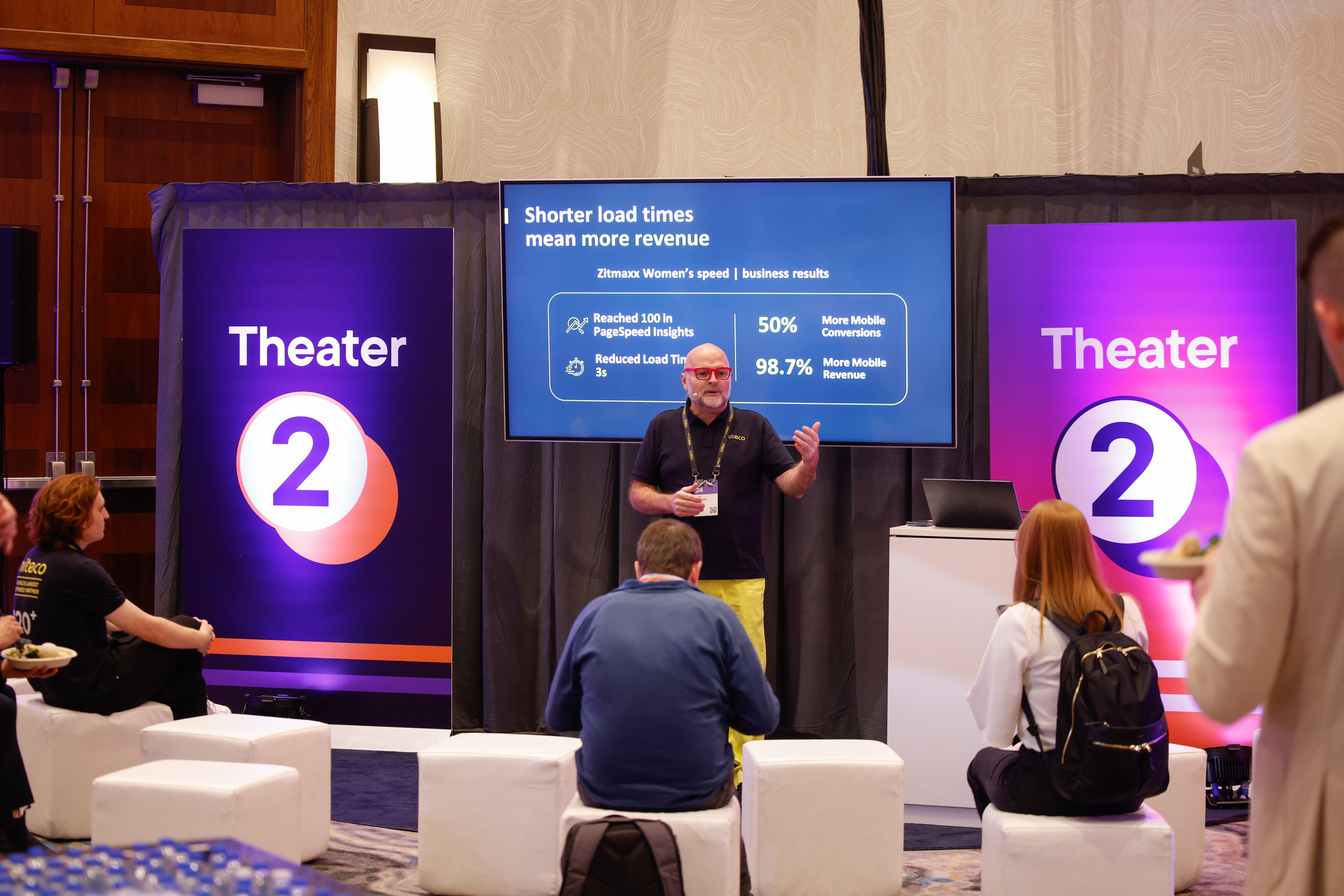 Theater 2 presentation on shorter load times boosting mobile revenue and conversions