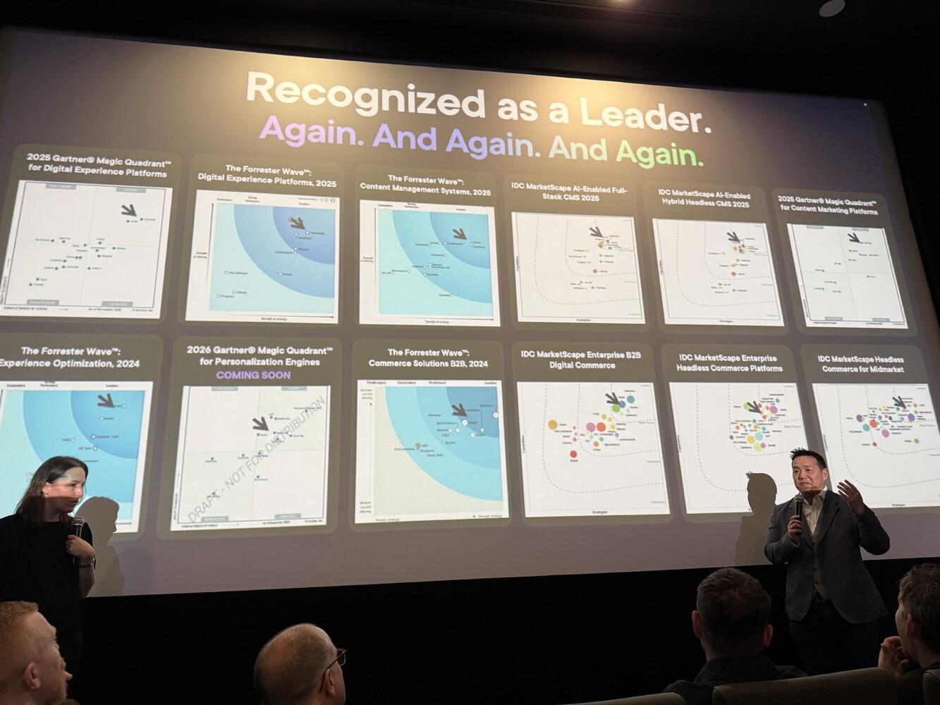 Optimizely - Recognised as a Leader. Again. And Again. And Again...