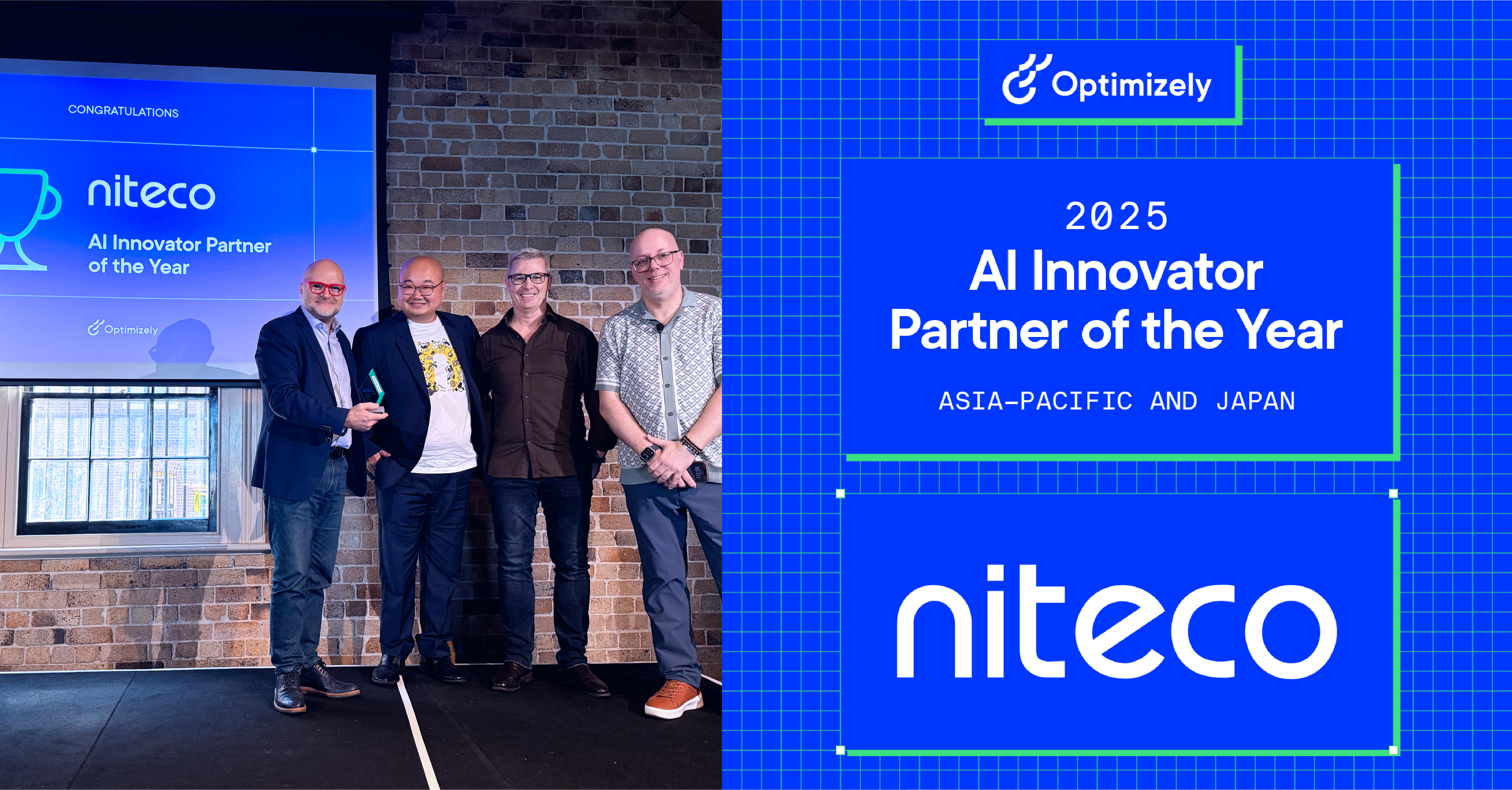Niteco named Optimizely AI Innovator Partner off the Year